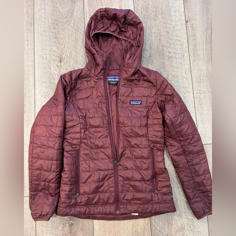 Patagonia Maroon Quilted Jacket